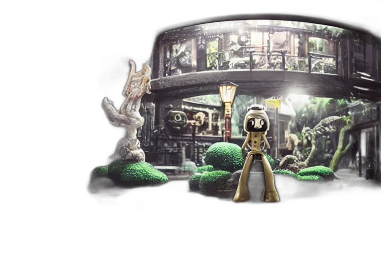 concept art, fantasy art, pixel art, 3d render transparent PNG cut-out