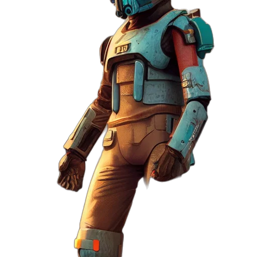 robot, staff, mask, weapon transparent PNG cut-out