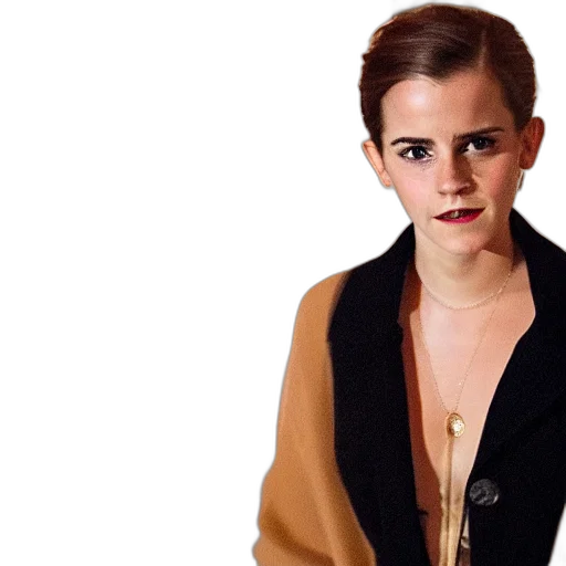 jacket, dress, staff, jewelry, emma, watson, telephone, her transparent PNG cut-out