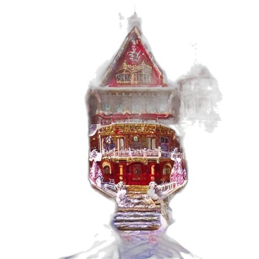 crown, jewelry, staff, bottle, 3d render, concept art, photorealistic, snow transparent PNG cut-out