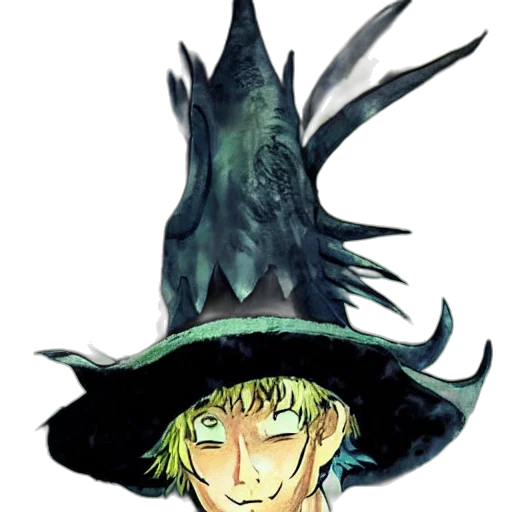 hat, staff, mask, dragon transparent PNG cut-out