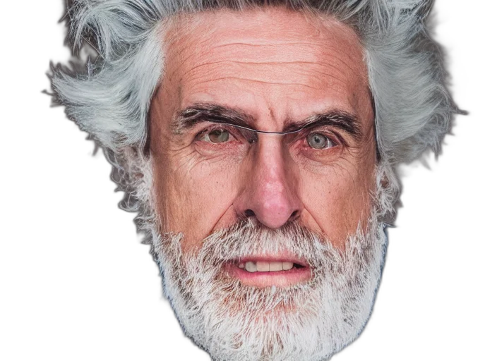 face, hair, mask, creature transparent PNG cut-out