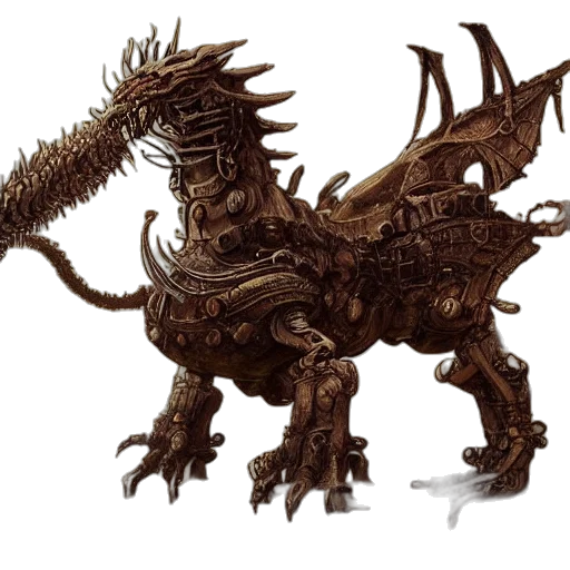 dragon, creature, animal, concept art transparent PNG cut-out