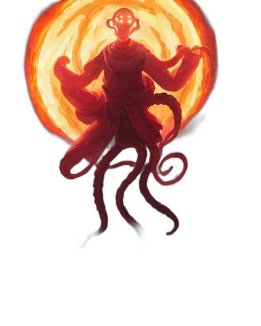 staff, creature, dragon, concept art, fantasy art, pixel art, comic book art, fire transparent PNG cut-out