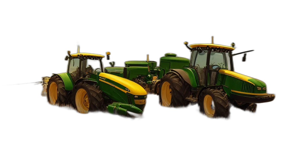 3d render, photorealistic, farmer, cultivating transparent PNG cut-out