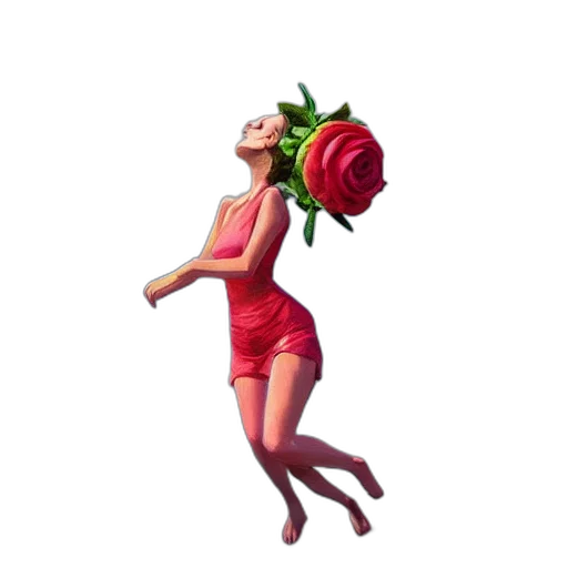flower, dress, crown, hat transparent PNG cut-out