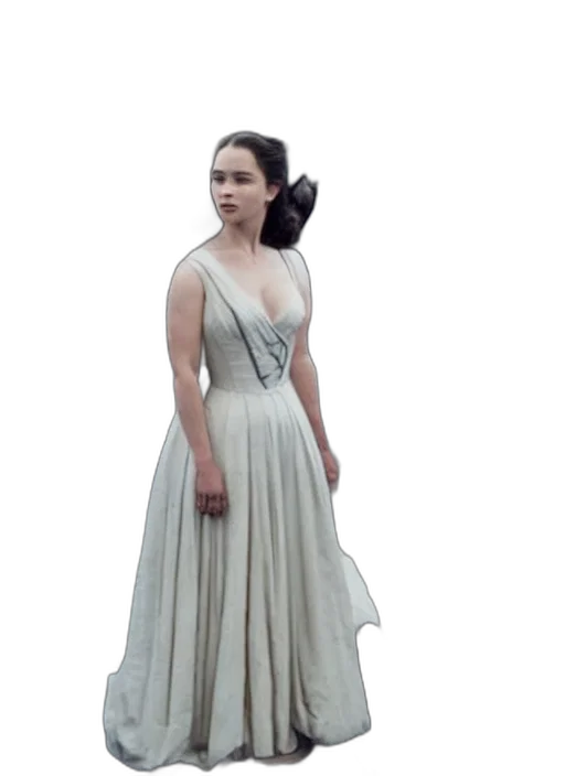 dress, crown, concept art, photorealistic transparent PNG cut-out