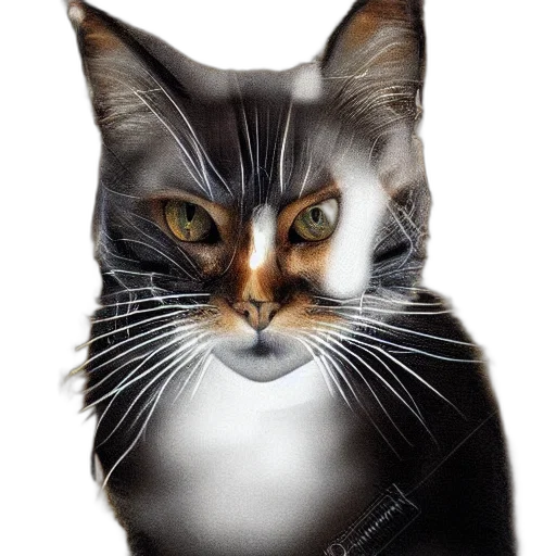 animal, face, staff, photorealistic, oil painting, 3d render, cartoon, orthodox transparent PNG cut-out