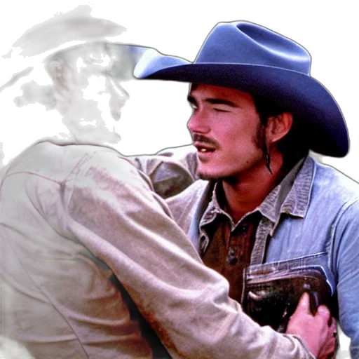 romantic, scene, brokeback, mountain transparent PNG cut-out