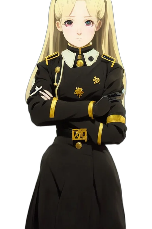 staff, dress, jacket, crown transparent PNG cut-out