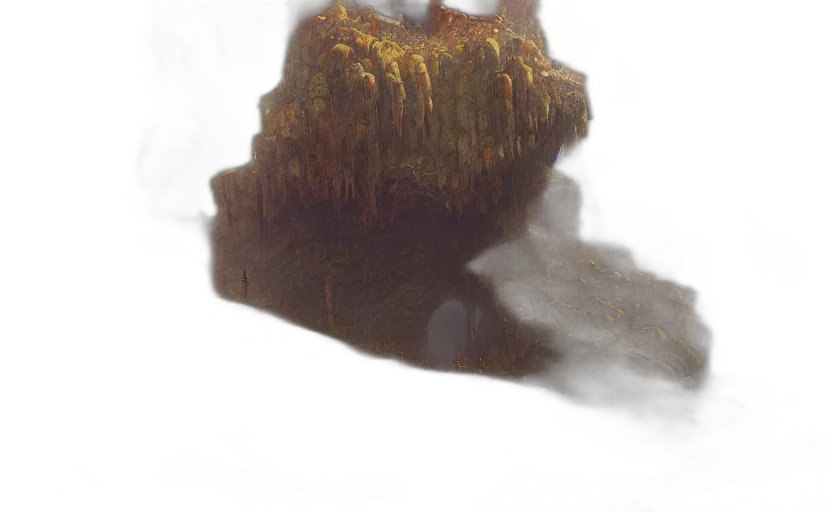 crown, creature, tree, dragon transparent PNG cut-out