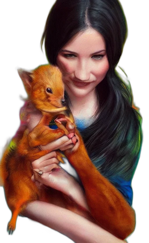 animal, creature, fantasy art, photorealistic transparent PNG cut-out