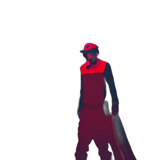 staff, jacket, weapon, robot transparent PNG cut-out