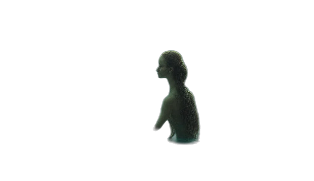 creature, robot, dress, face, 3d render, concept art, photorealistic, pixel art transparent PNG cut-out