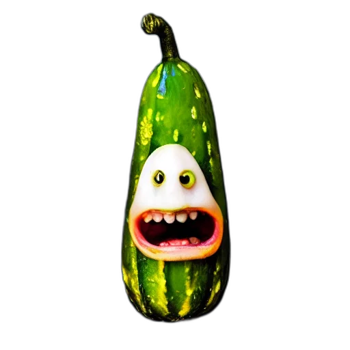 food, animal, creature, face, photorealistic, concept art, 3d render, pixel art transparent PNG cut-out