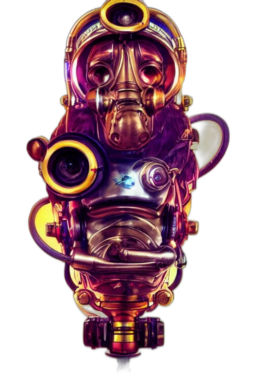 robot, mask, face, staff transparent PNG cut-out