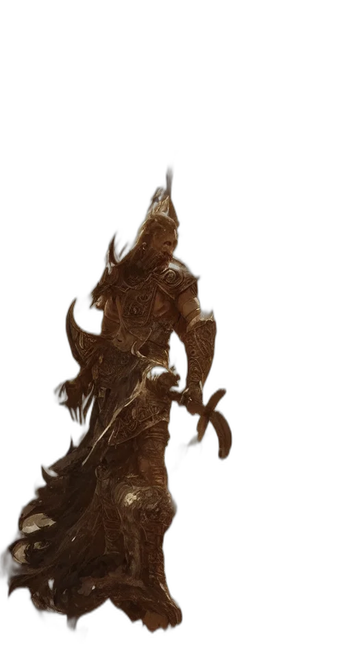 creature, dragon, staff, sword, concept art, fantasy art, 3d render, photorealistic transparent PNG cut-out