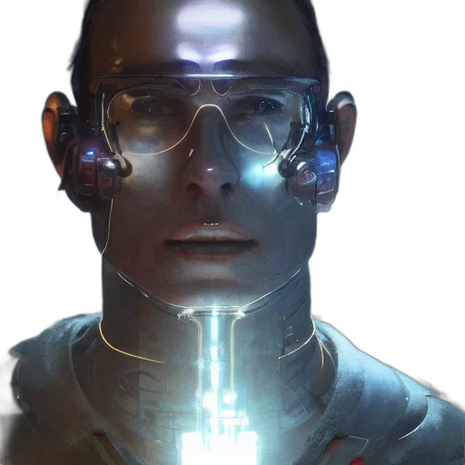 robot, face, staff, mask transparent PNG cut-out
