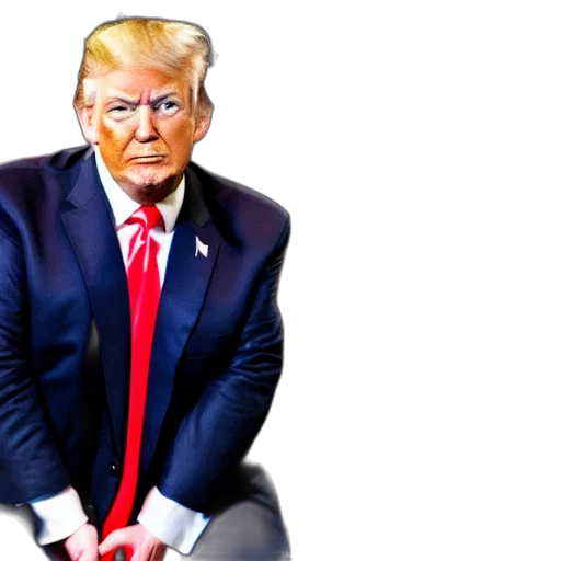 animal, creature, weapon, mask, photorealistic, 3d render, trump, wearing transparent PNG cut-out