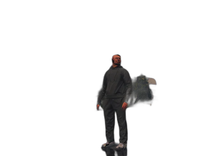 staff, weapon, hat, jacket, concept art, 3d render, pixel art, photorealistic transparent PNG cut-out