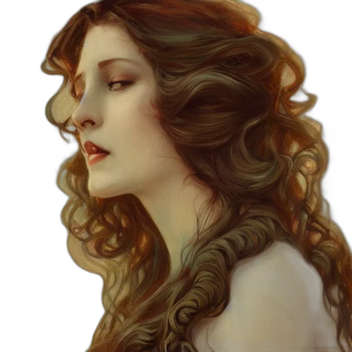 face, crown, hair, dress transparent PNG cut-out