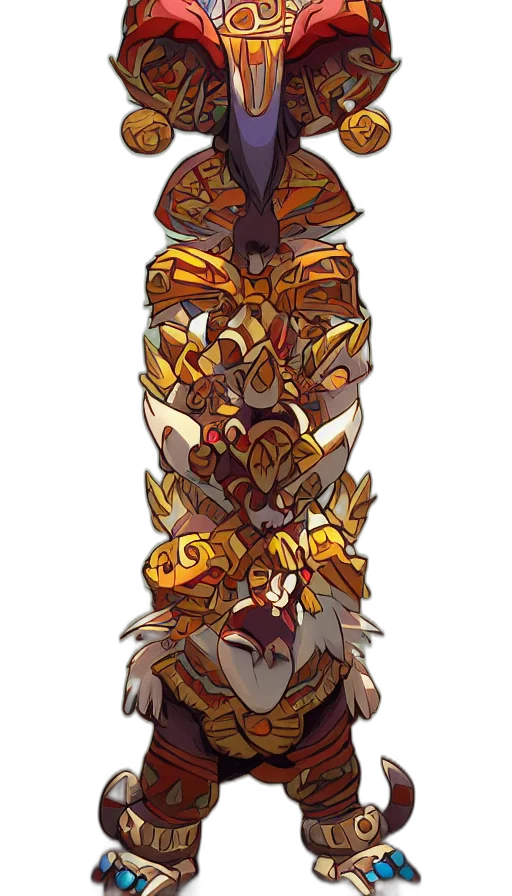 crown, staff, mask, weapon transparent PNG cut-out