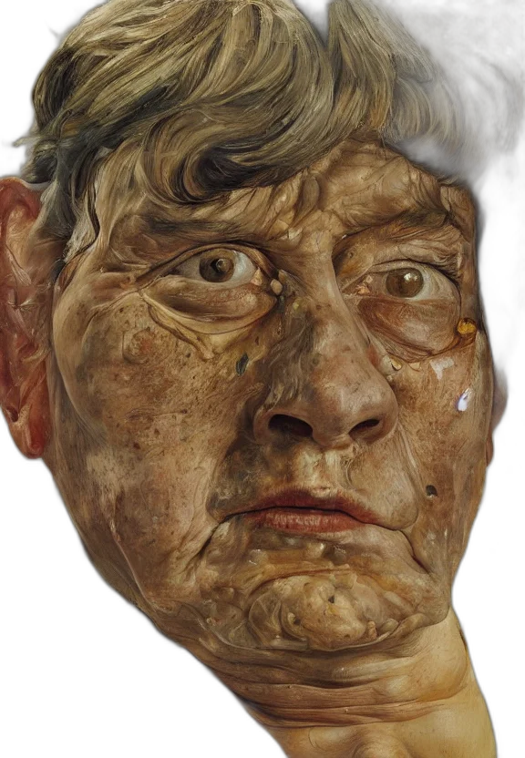 face, mask, creature, staff transparent PNG cut-out