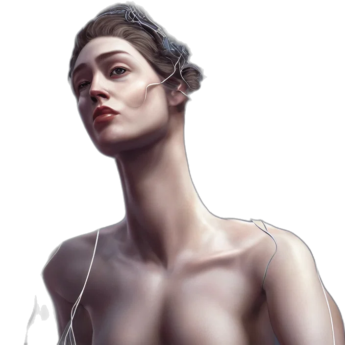 dress, face, jewelry, crown, photorealistic, concept art, fantasy art, oil painting transparent PNG cut-out