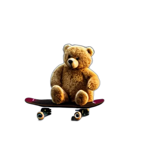3d render, photorealistic, concept art, teddy transparent PNG cut-out