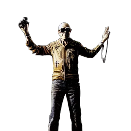 staff, jacket, weapon, concept art transparent PNG cut-out
