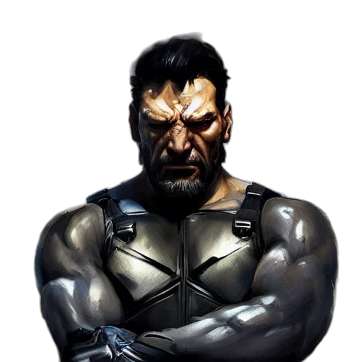 comic book art, concept art, cyberpunk, photorealistic, greg, manchess, portrait, painting transparent PNG cut-out