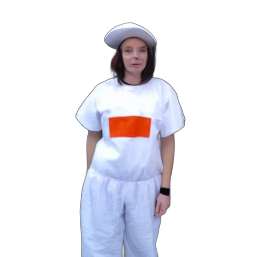 hat, dress, staff, creature transparent PNG cut-out