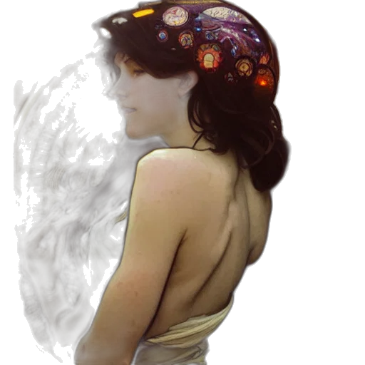 crown, hat, dress, jewelry, fantasy art, photorealistic, concept art, watercolor transparent PNG cut-out