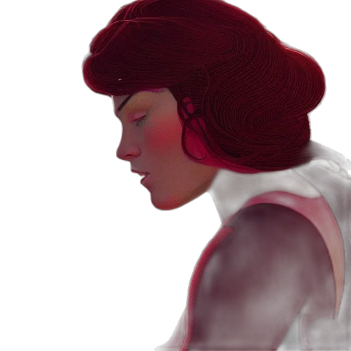 face, hat, crown, hair, photorealistic, watercolor, concept art, 3d render transparent PNG cut-out