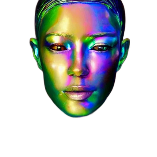face, mask, robot, crown transparent PNG cut-out