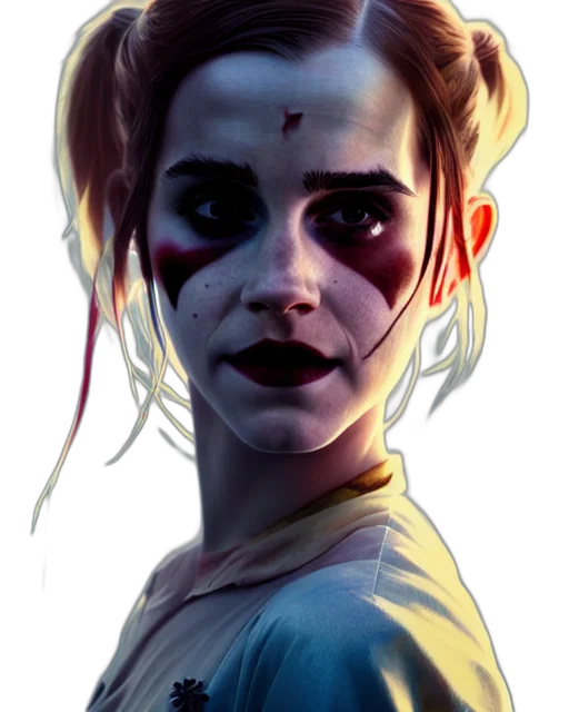 face, mask, comic book art, concept art, photorealistic, fantasy art, colorful, dark transparent PNG cut-out