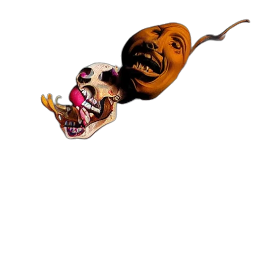 mask, face, creature, staff transparent PNG cut-out
