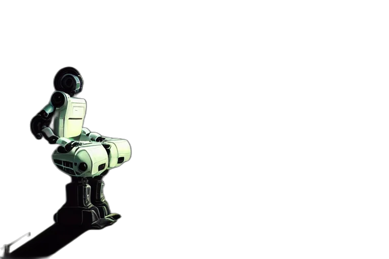 robot, weapon, staff, animal transparent PNG cut-out