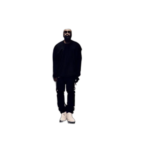 jacket, mask, creature, staff, pixel art, 3d render, concept art, dark transparent PNG cut-out
