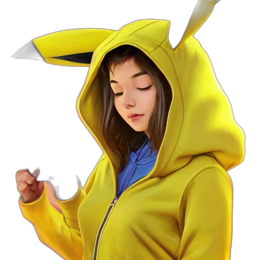 jacket, staff, hat, creature transparent PNG cut-out