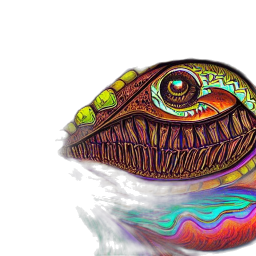 creature, mask, dragon, hat, concept art, fantasy art, photorealistic, watercolor transparent PNG cut-out