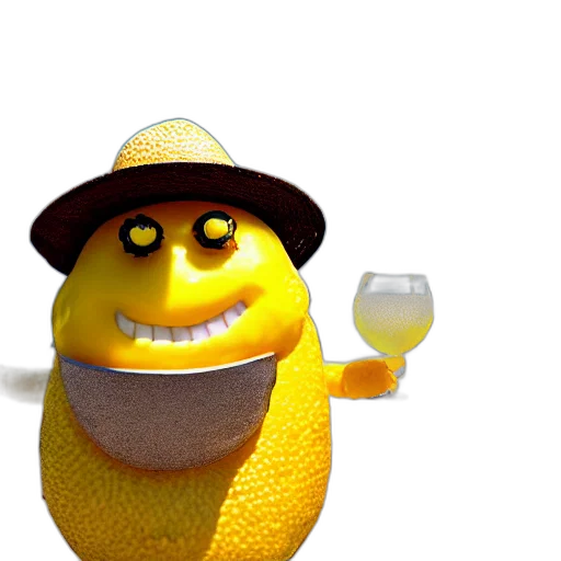 hat, food, bottle, robot transparent PNG cut-out