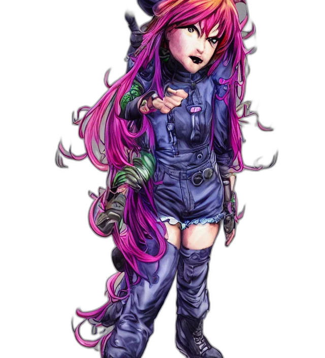 staff, weapon, dress, concept art, fantasy art, comic book art, anime, dark transparent PNG cut-out