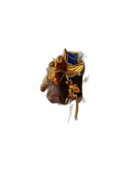 dragon, mask, staff, jewelry, concept art, fantasy art, 3d render, photorealistic transparent PNG cut-out