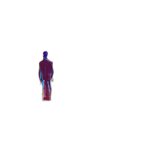 robot, creature, dress, face, pixel art, 3d render, vaporwave, concept art transparent PNG cut-out