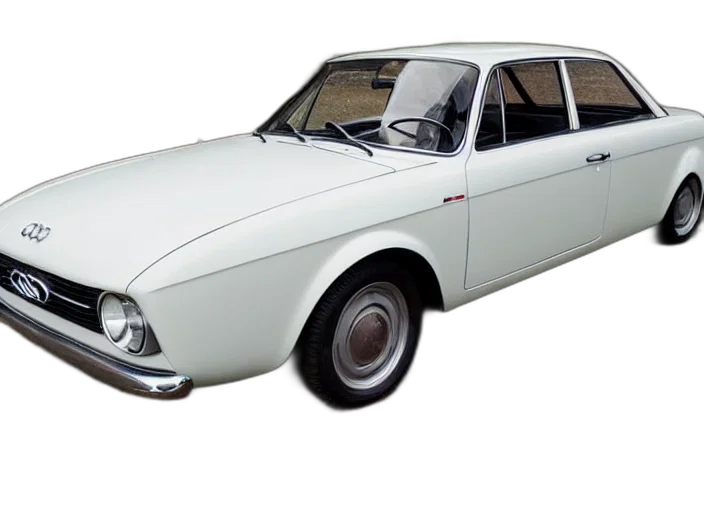 car, 3d render, photorealistic, 1963, audi, quattro transparent PNG cut-out
