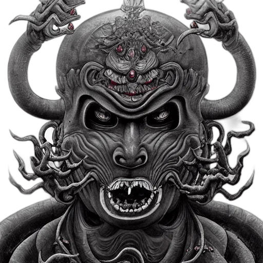 mask, face, creature, dragon transparent PNG cut-out
