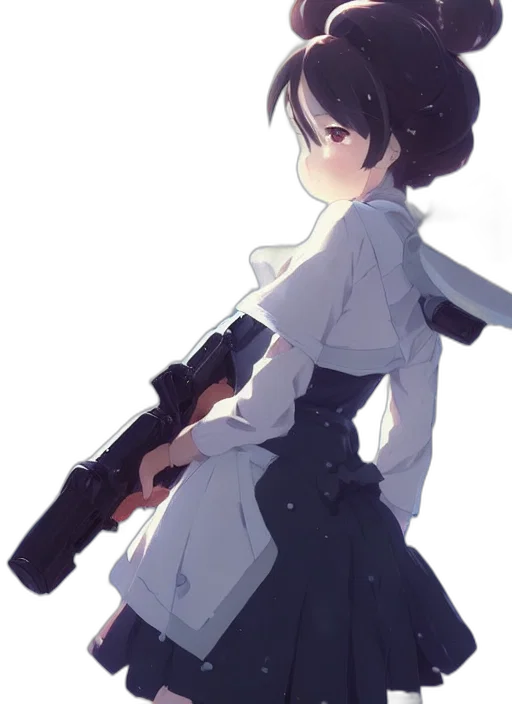 weapon, staff, sword, dress, anime, concept art, pixel art, cartoon transparent PNG cut-out