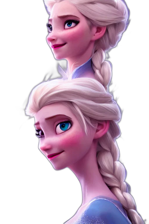 face, crown, dress, concept art, 3d render, fantasy art, photorealistic, snow transparent PNG cut-out