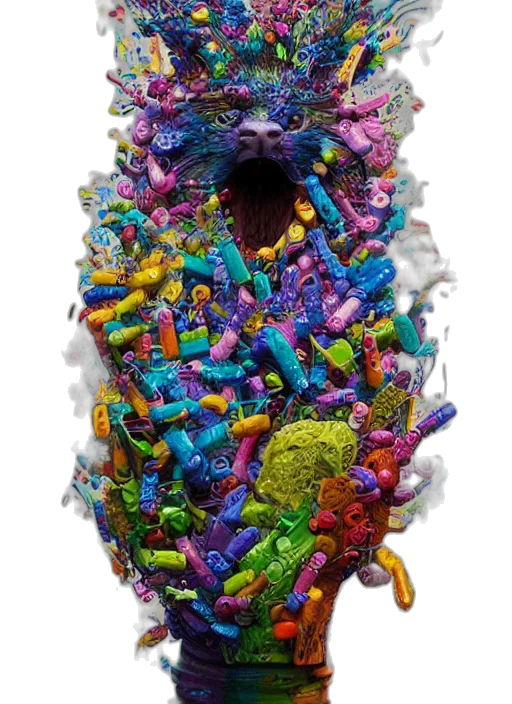 creature, animal, robot, bottle transparent PNG cut-out